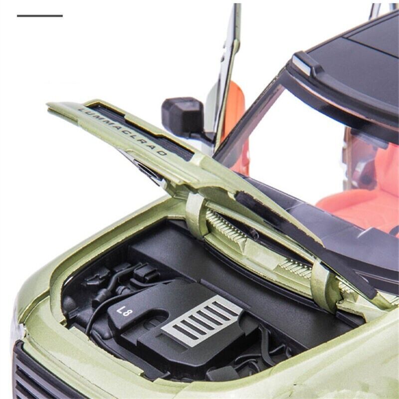1:24 Land Rover Defender CLR Diecast Model Car Vehicle Toy Sound Light Modified