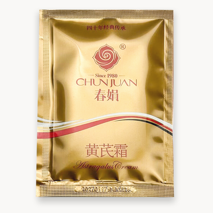 30g Chunjuan Huangqishuang Natural Astragalus Herbal Facial Cream 春娟黄芪霜面霜1~5bags