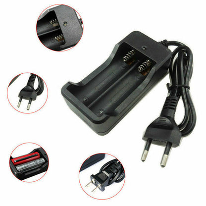 Family Charger Dock and LED Torch Plug Dock For Model 18650 Li-ion Charger Box