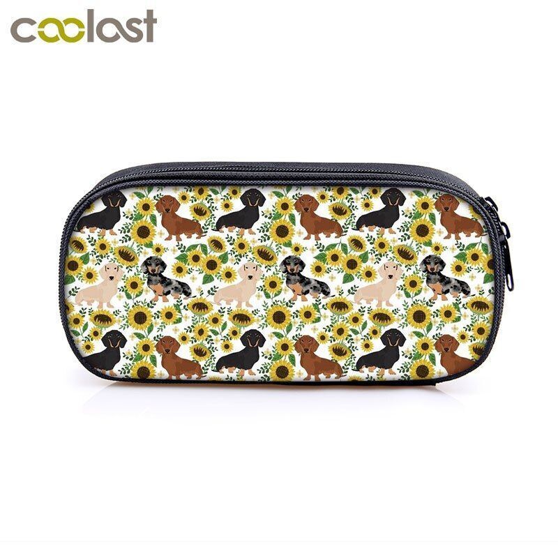 Dog Pencil Bag Stationary Bag Pencil Box School Supplies 24*11*7 CM Accessories