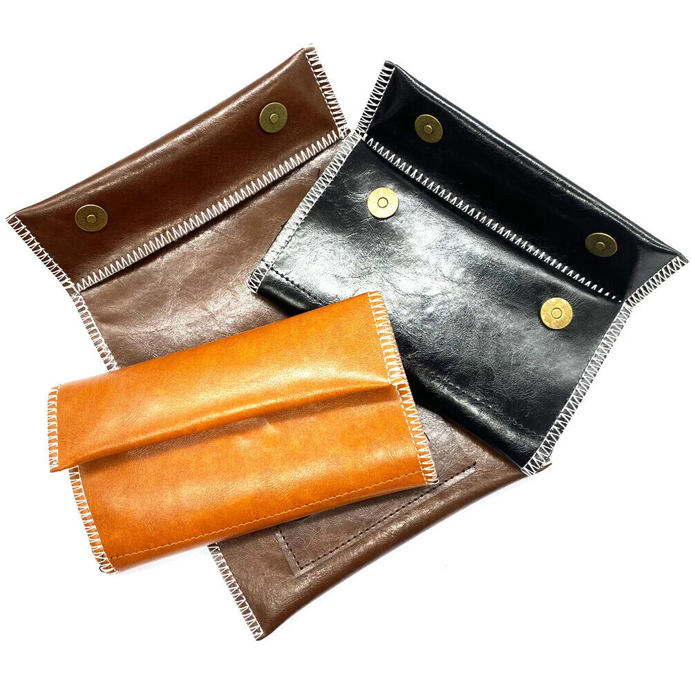 Tobacco Case PU Leather Pouch Bag Case Portable Cigarettes Rolling Pipes Storage