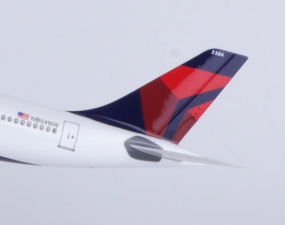 47CM 1:135 DELTA AIRBUS A330 Passenger Airplane Landing Gears Resin Plane Model