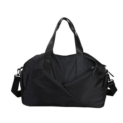 Solid Shoulder Bags Dry and Wet Separation Waterproof Sports Gym Bag Male Female