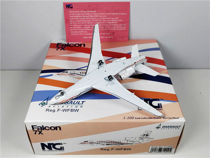 NG Model DASSAULT AVIATION For Falcon 7X F-WFBW 1:200 Aircraft Pre-built Model