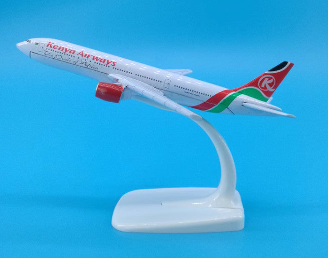 16cm Kenya Airways BOEING 777 Passenger Airplane Diecast Aircraft Plane Model