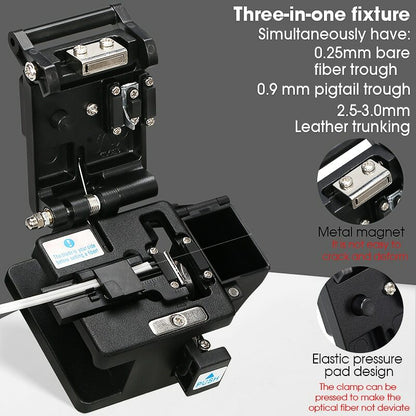 AUA-71S FTTH Cable Fiber Optic Cutting Knife Tool Cutter Three-in-one Clamp Slot