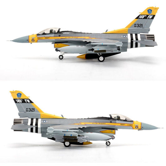 1:72 JC Wings F-16C Fighting Falcon USAF Texas ANG Fighter Diecast Plane Model