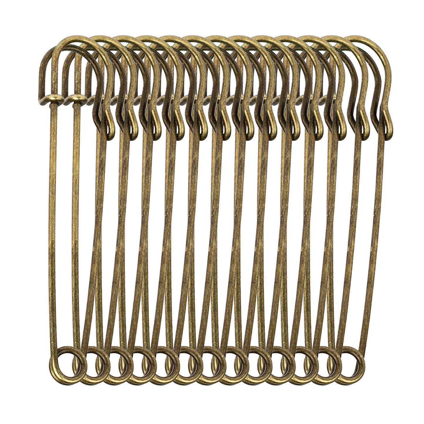 30Pcs Large Safety Pins Heavy Duty Blanket Pins Bulk Steel Spring Lock Pins