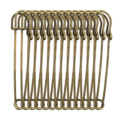 30Pcs Large Safety Pins Heavy Duty Blanket Pins Bulk Steel Spring Lock Pins
