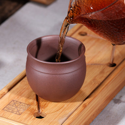 true yixing zisha tea cup marked master cup original ore dahongpao clay cup new