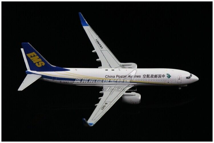 1:400 JC Wings China Post Airlines EMS BOEING 737-800F Airplane Diecast Model