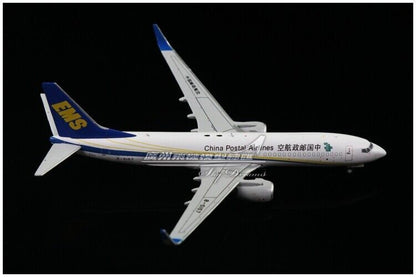1:400 JC Wings China Post Airlines EMS BOEING 737-800F Airplane Diecast Model