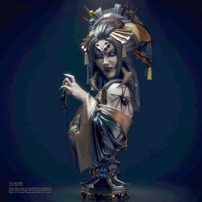 70mm resin bust figure model Bust of Spider Demon Concube 3D print unassembled