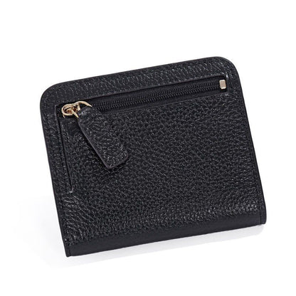 Fashion Leather Wallet Mini Purse Small Pouch Coin Pocket Zipper 10.5*9*1CM 1 PC