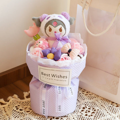 Hellokitty Bouquet Doll Kuromi Graduation/birthday/valentine's Day Gift