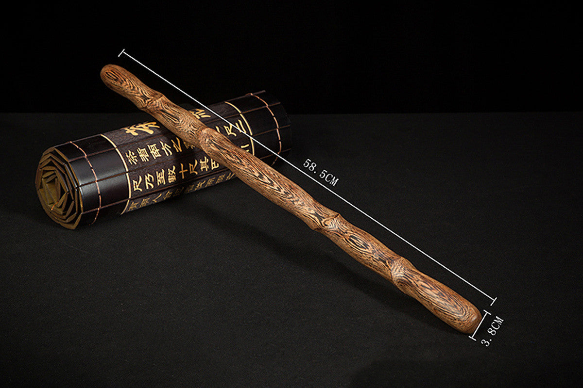 Solid Wood Kung Fu Stick Martial Arts Practice Stick Tai Chi Stick Yoga Stick