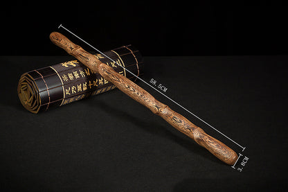 Solid Wood Kung Fu Stick Martial Arts Practice Stick Tai Chi Stick Yoga Stick