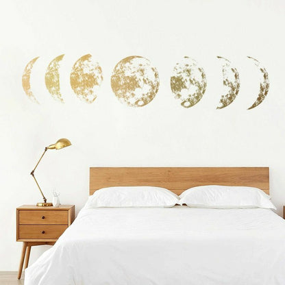 Wall Stickers Creative Moon 3D Home Living Room Mural Art Decoration Background