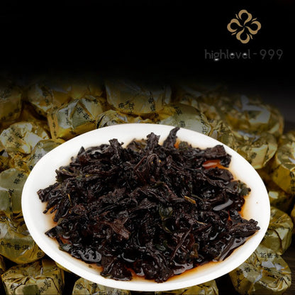 500g Ripe Pu'er Glutinous Aroma Independent Mini Tuocha Ancient Tree Tea Yunnan
