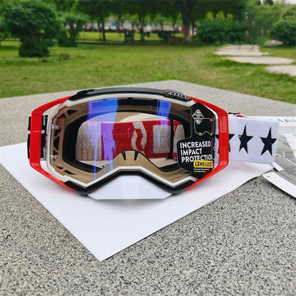 Motorcycle Windshield for Goggles Ski Goggles Windproof Dustproof Skiing Riding