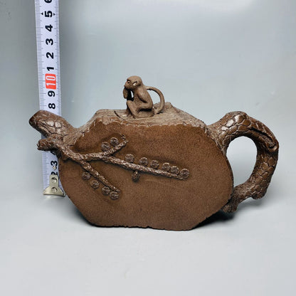 Chinese Yixing Purple Clay Teapot Tea Set Pot Zisha Ceramic Cute Decor Figurine