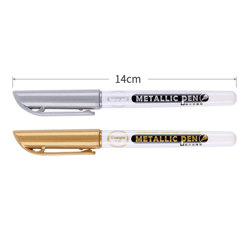 6Pack 0.7mm EF Tip Epoxy Resin Acrylic Paint Highlight Pen Metallic Marker