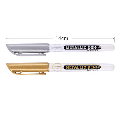6Pack 0.7mm EF Tip Epoxy Resin Acrylic Paint Highlight Pen Metallic Marker