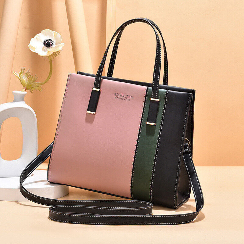 Women's Boston Bag Leather Crossbody Shoulder Bag Satchel Tote Handbags
