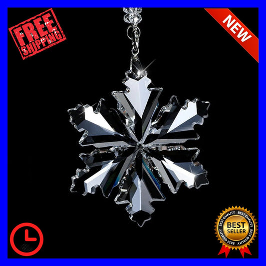 Crystal Large Annual Edition Christmas Gift Ornament New 2020 Snowflake Holiday
