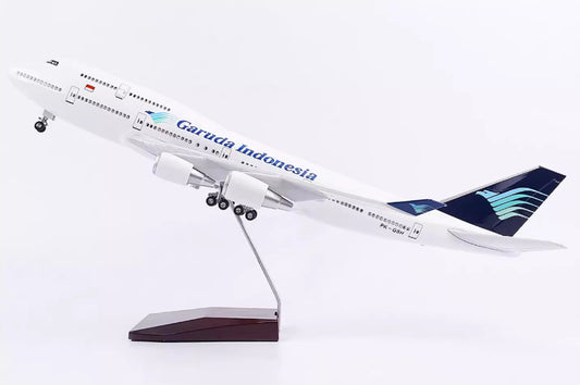 1:150 47CM Garuda Indonesia BOEING 747-400 Airplane Landing Gear Resin Model