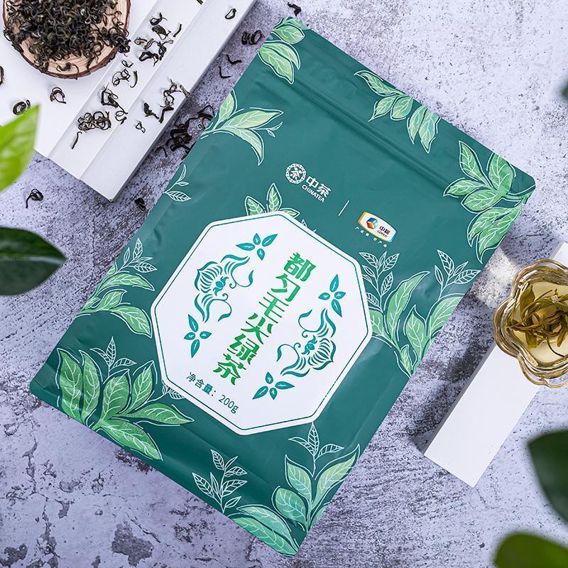 CHINATEA Brand Du Yun Mao Jian Spring Tea Guizhou Fishhook Green Tea 200g Bag