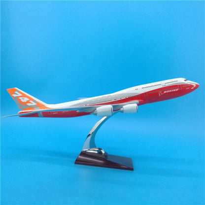 47CM BOEING 747-8 N6067E Passenger Plane Airplane Resin Aircrarft Model