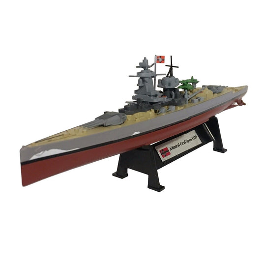 1/1000 Diecast Alloy WWII German Navy Admiral Graf Spee Battleship Model