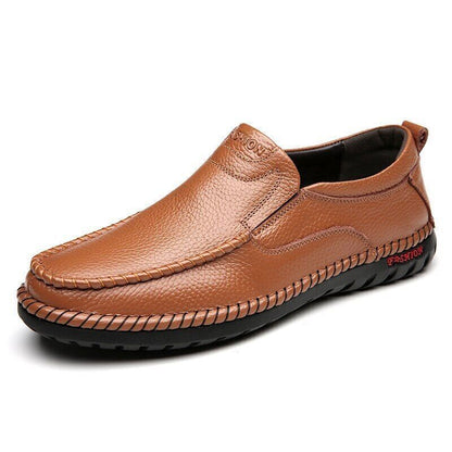Genuine Leather Men Loafers ShoesMen dress shoes Flat men Driving Shoes