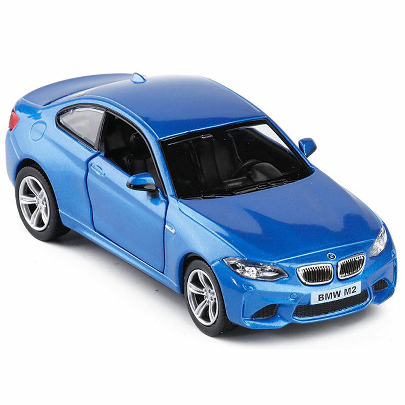 1/36 BMW M2 Model Car Metal Diecast Toy Vehicle Toys for Boys Kids Gifts Blue