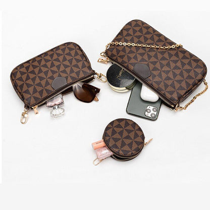 Handbag Women Shoulder Bag Purse Handbag Pouch Crossbody 23*13*11 CM Brown Black