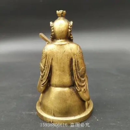 Exquisite Brass Zhong Kui Home Tabletop Decoration Retro Collection Gift