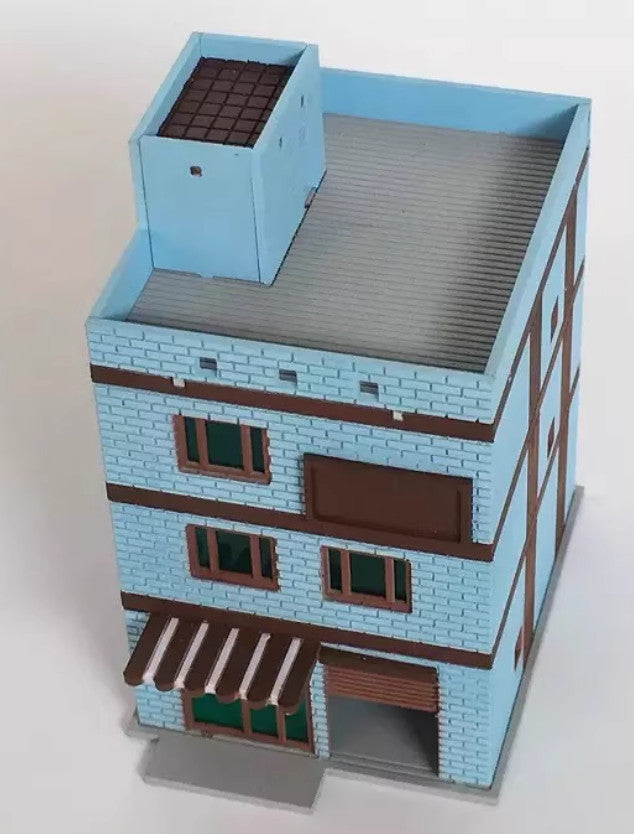 1:150 N Scale Railway Scene Japanese Buildings Model Kits Assembly Toys