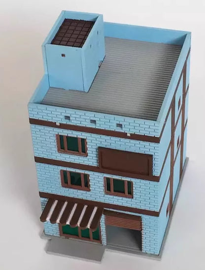 1:150 N Scale Railway Scene Japanese Buildings Model Kits Assembly Toys