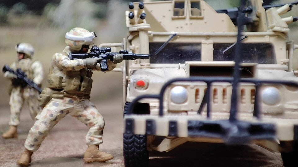 1/72 US Marine Corps 7 Soldier Model