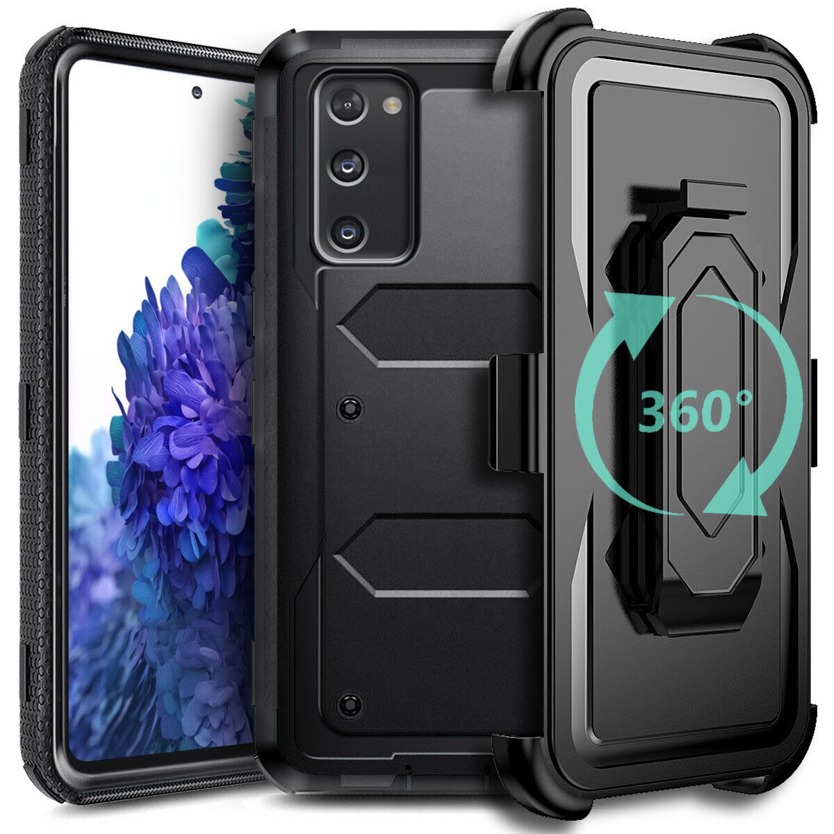 For Samsung Galaxy S20 FE/ 5G Case Shockproof Phone Cover Belt Clip w/ Accessory