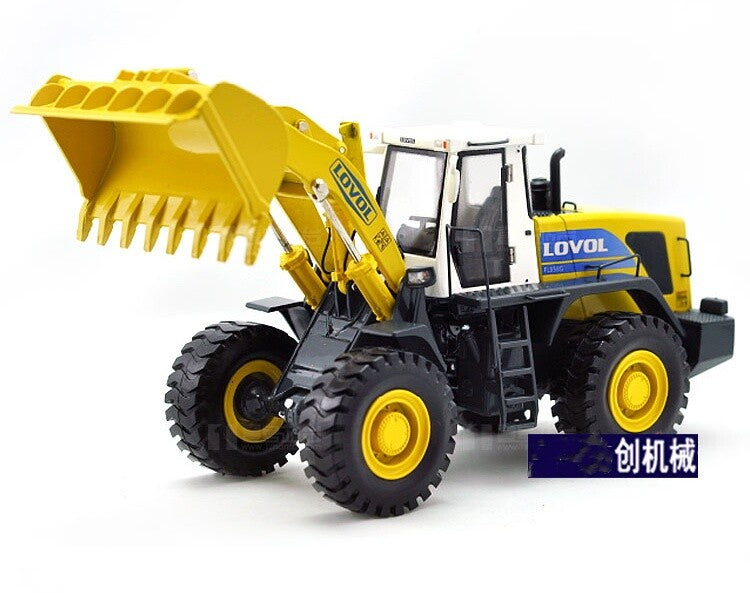 1:35 24CM LOVOL FL958G Dozer Loader Construction Equipment Machine Diecast Model