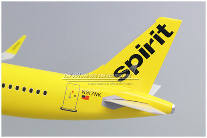 47CM 1:80 Spirit AIRBUS A320neo Passenger Airplane Landing gears Resin Model