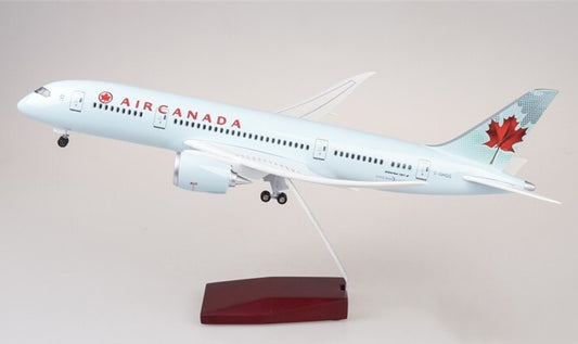 1:130 43CM AIR CANADA BOEING 787 Passenger Airplane Landing Gear Resin Model