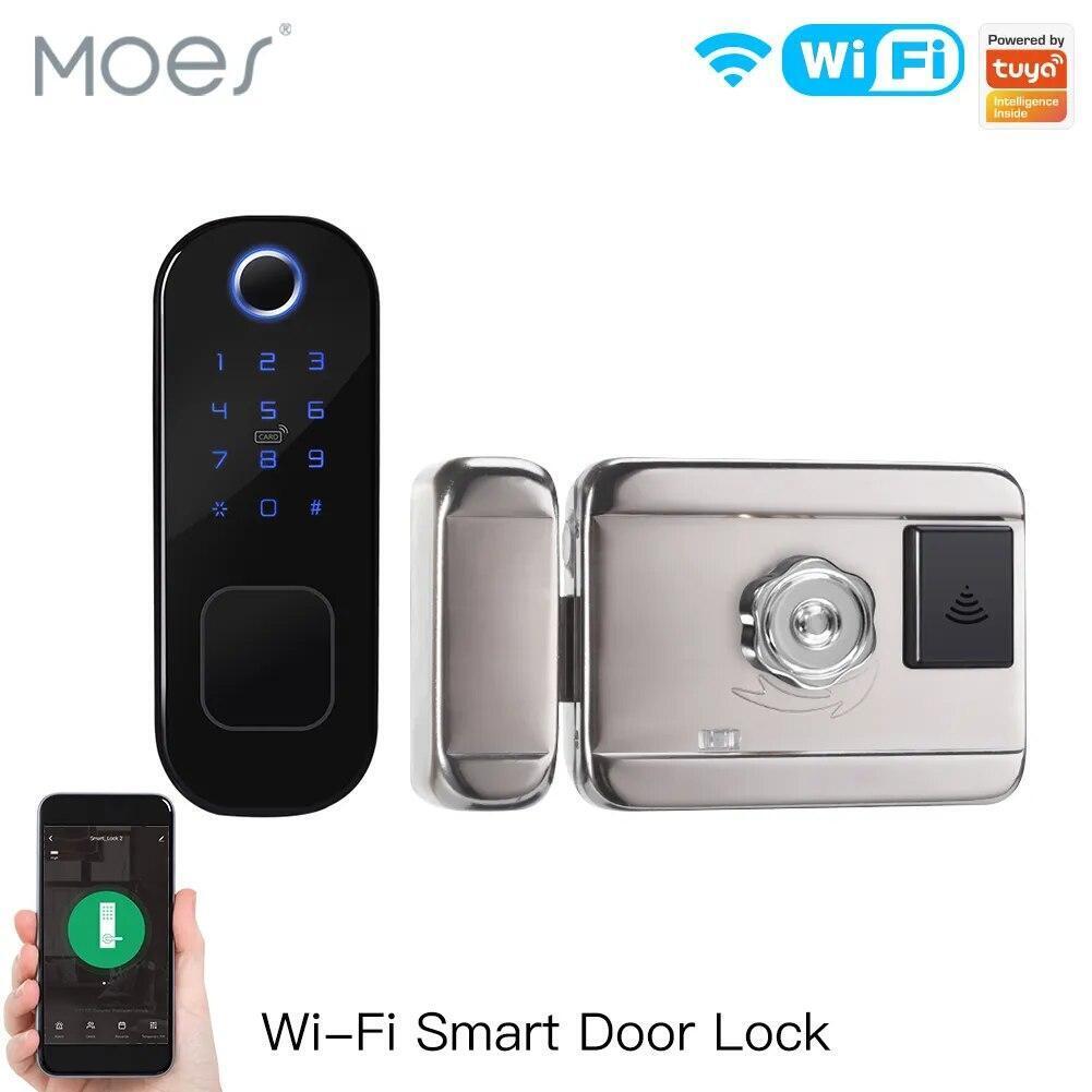 Electronic Door Lock Home Garden Outdoor Gate Door Tuya Smart Lock Wifi Digital