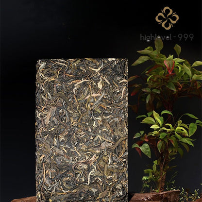250g Raw Pu'er 2014 Vintage Yunnan Bingdao Aged Square Compressed Tea Brick