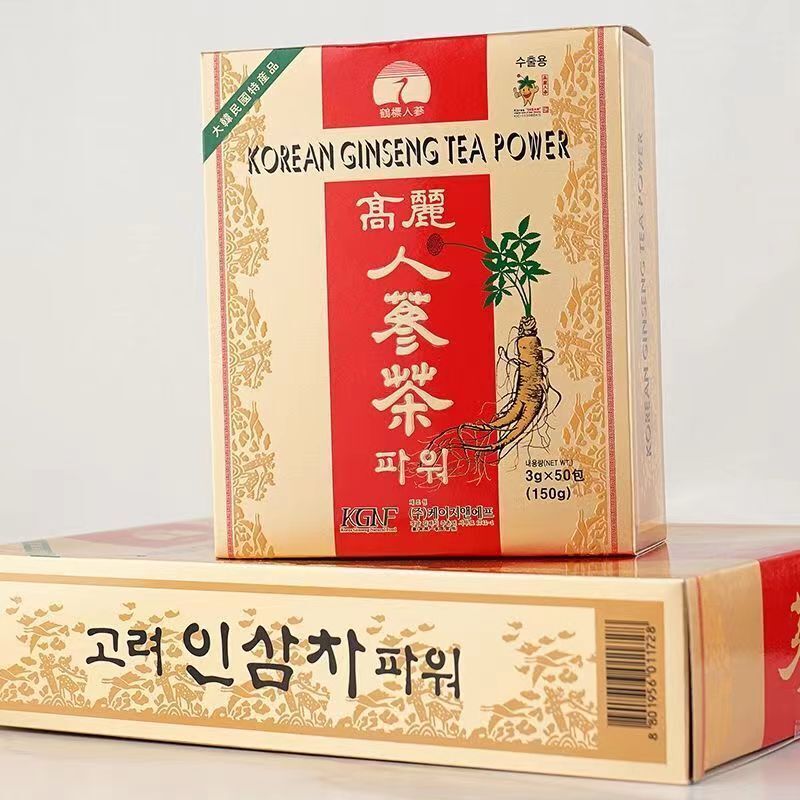 Anti stress fatigue Korean ginseng extract ginseng root instant tea 3g x 50 bags-