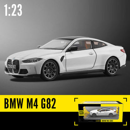 1/23 Scale BMW M4 G82 Model Car Alloy Metal Diecast Collectible Vehicle White