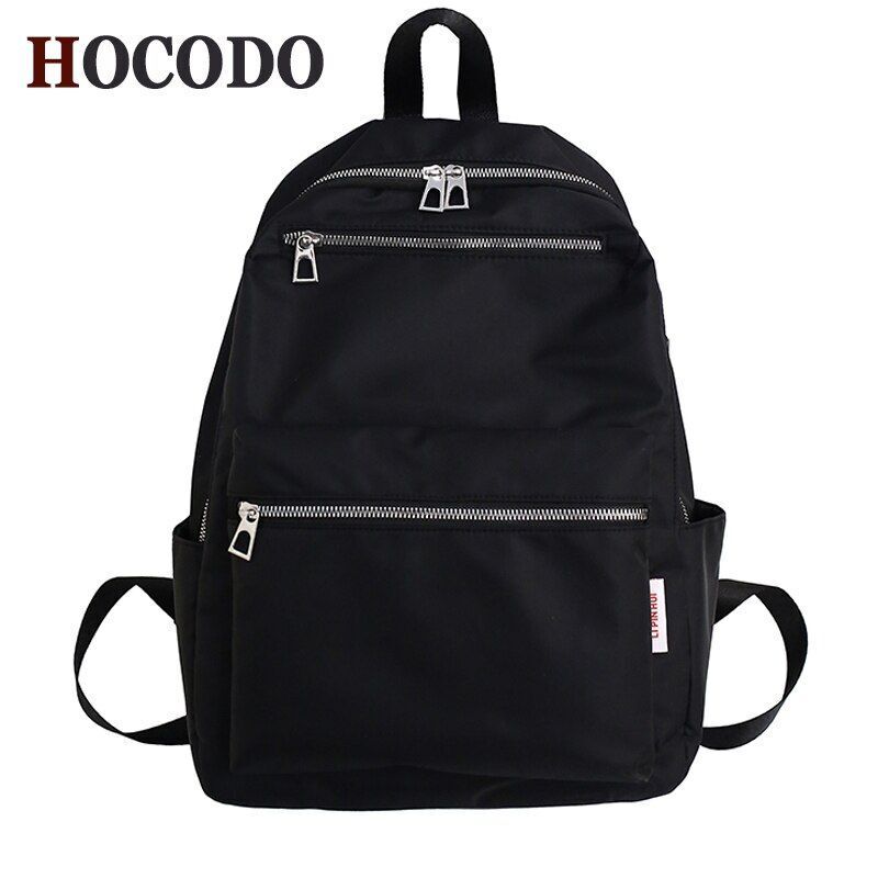 Women Backpack Fashion Nylon School Bag Female Casual Large Travel Bag Polyester