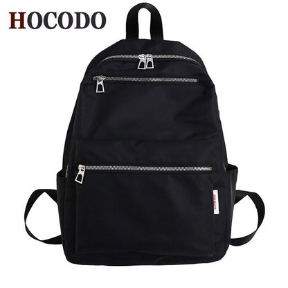 Women Backpack Fashion Nylon School Bag Female Casual Large Travel Bag Polyester